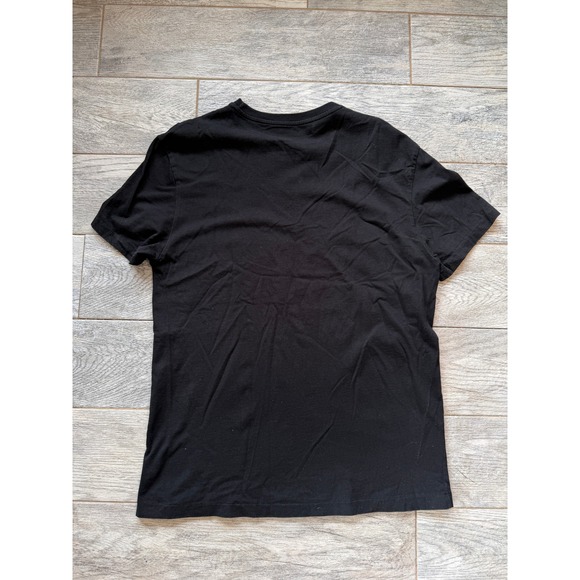 Polo Ralph Lauren T-Shirt Mens Medium Black Classic Fit Red Pony Logo Tee Shirt - Picture 10 of 11